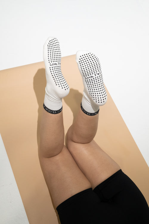 Plank O'Clock Grip Sock